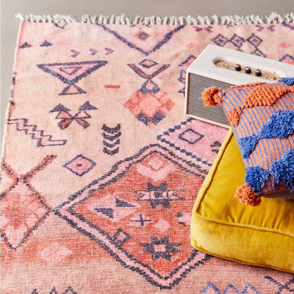 Aziza Printed Chenille Rug